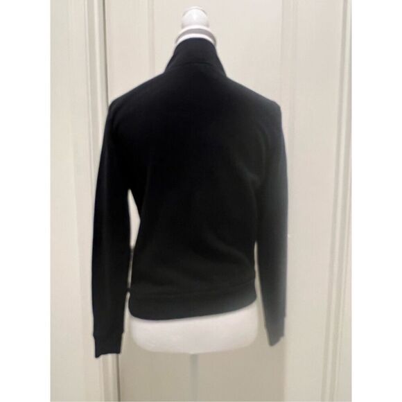 Victoria's Secret PINK black half zipper sweatshirt - Picture 2 of 5